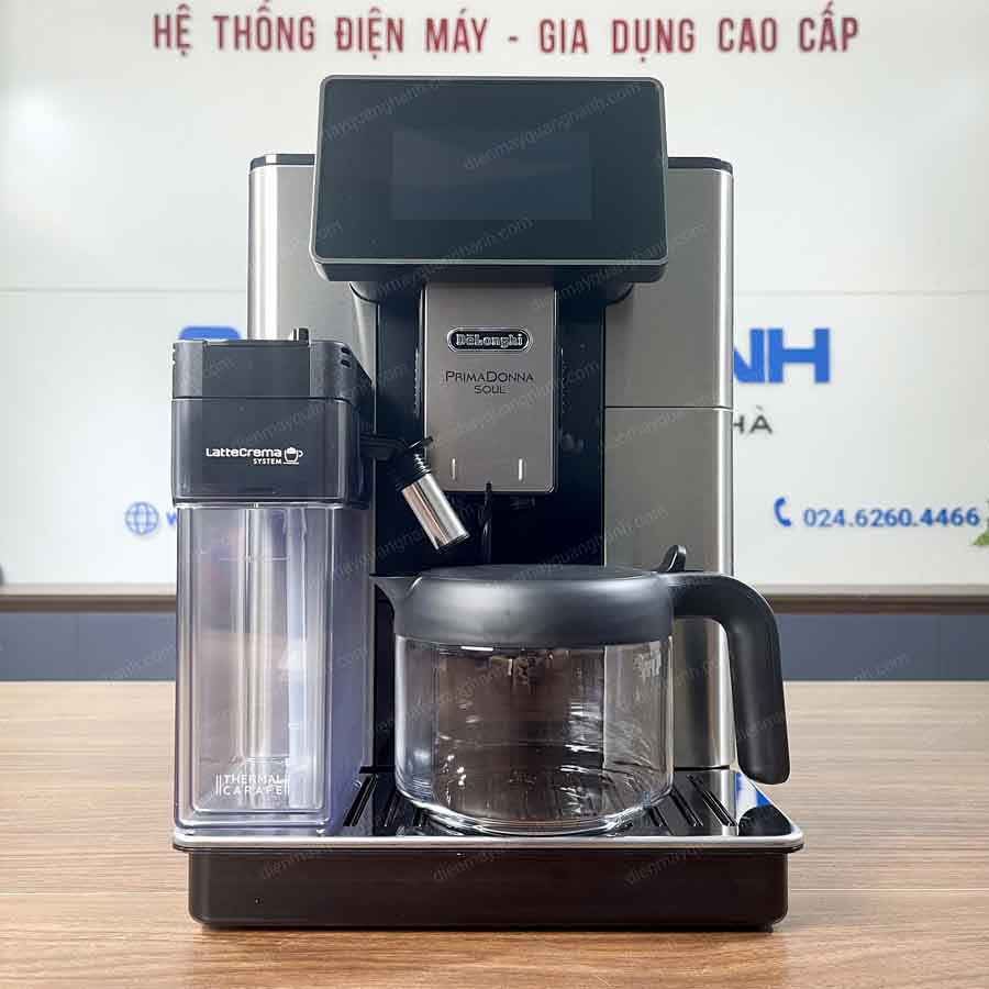 Ảnh thực tế Máy Pha Cafe Delonghi ECAM610.75.MB