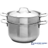 Bộ 2 nồi xửng 3 đáy 28 cm Fivestar ST28-3D vung inox