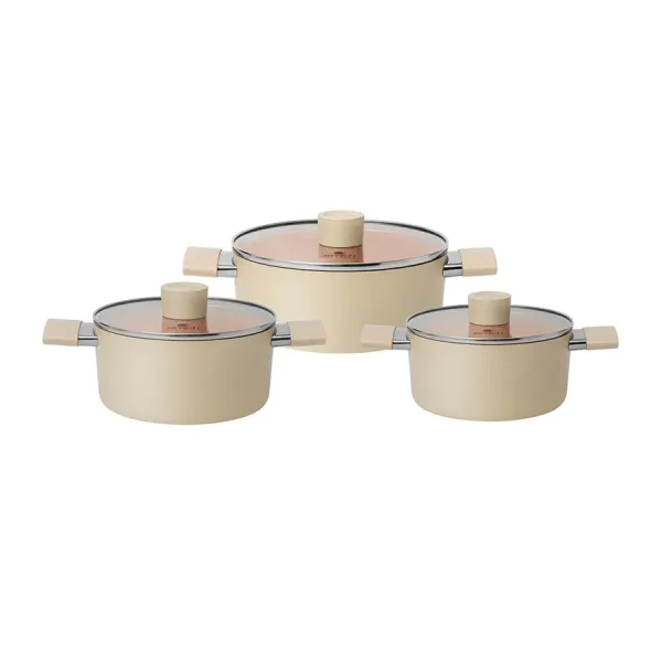 Bộ nồi chống dính Ceramic Elmich EL5240BE01 size 18,20,24cm