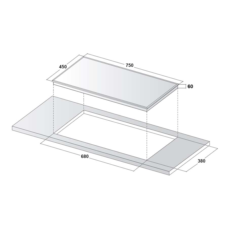 Bếp từ đôi Canzy CZ TL608 Plus
