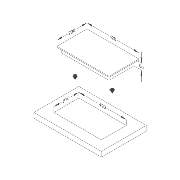 Bếp Điện Domino Malloca MDR 301