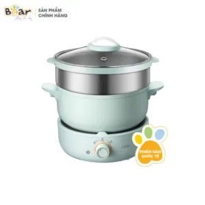 Nồi Điện Đa Năng Bear MC-B25V1 (2.5L) (Kèm Lồng Hấp) – blue