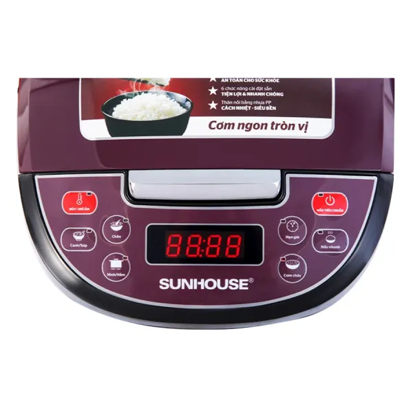 Nồi cơm điện tử Sunhouse 1.8 lít SHD8909