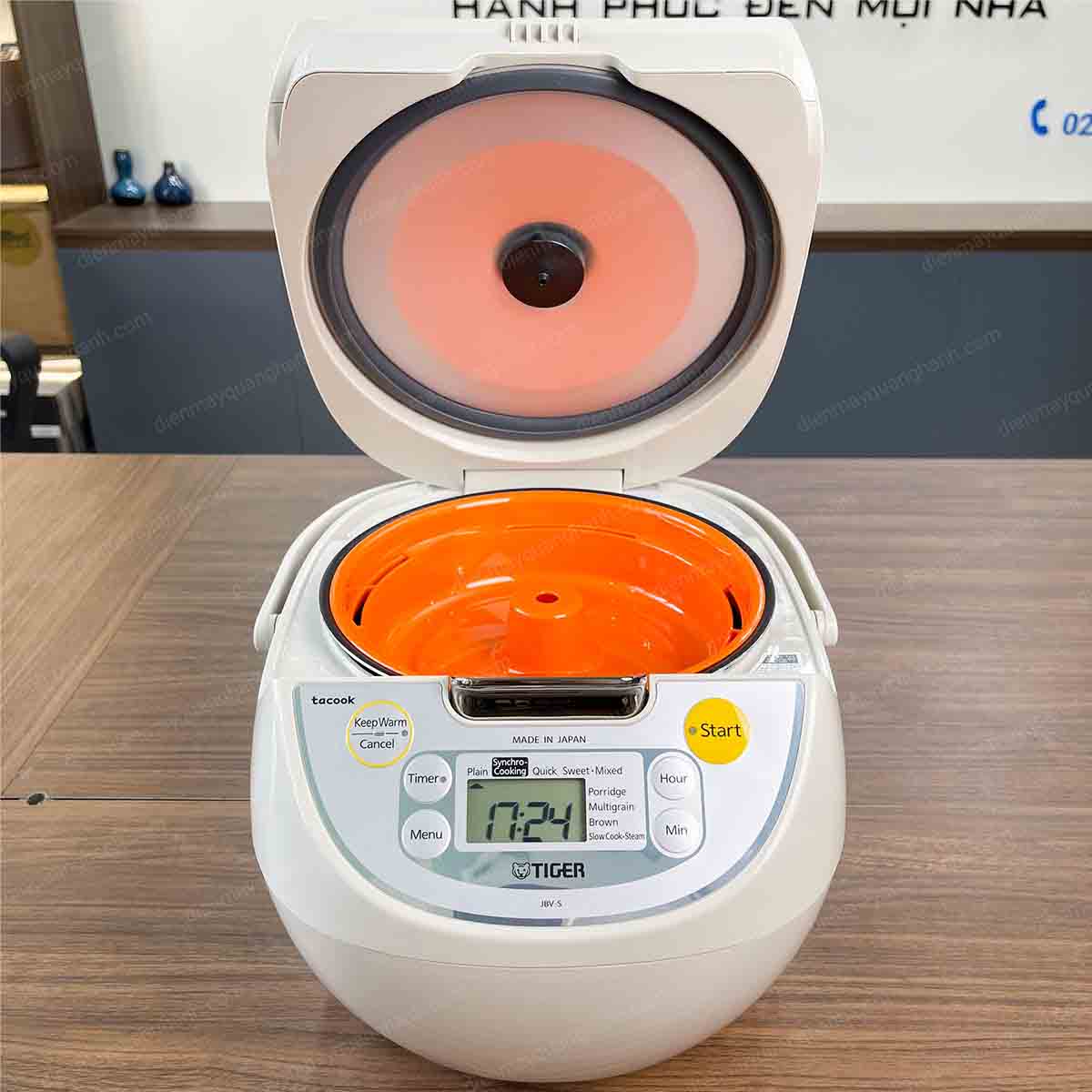 Ảnh thực tế Nồi cơm điện tử Tiger JBV-S18W 1.8 lít