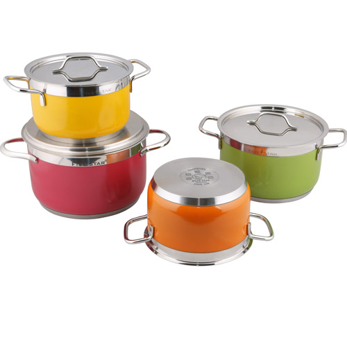 Bộ nồi Fivestar màu 4 chiếc loại 2 vàng