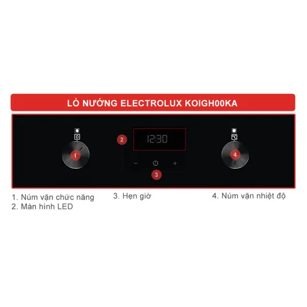 Lò nướng âm tủ Electrolux KOIGH00KA