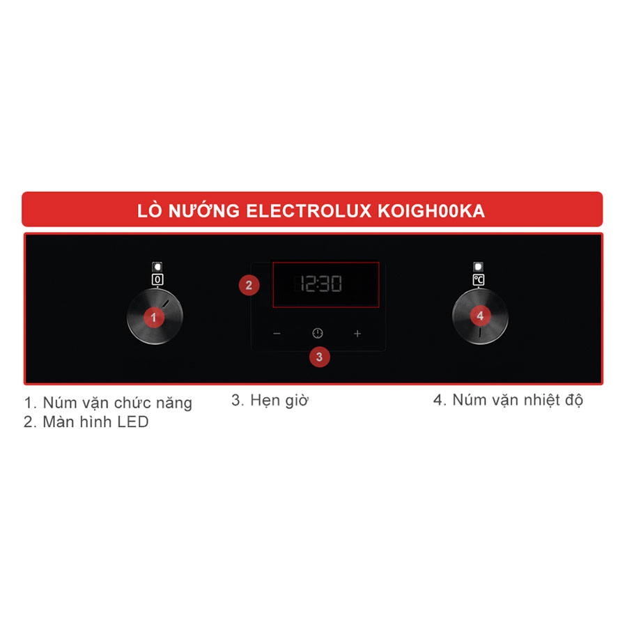 Lò nướng âm tủ Electrolux KOIGH00KA