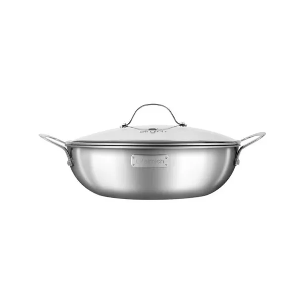 Chảo xào Inox cao cấp 3 lớp đáy liền Elmich Trimax EL3797 size 28cm