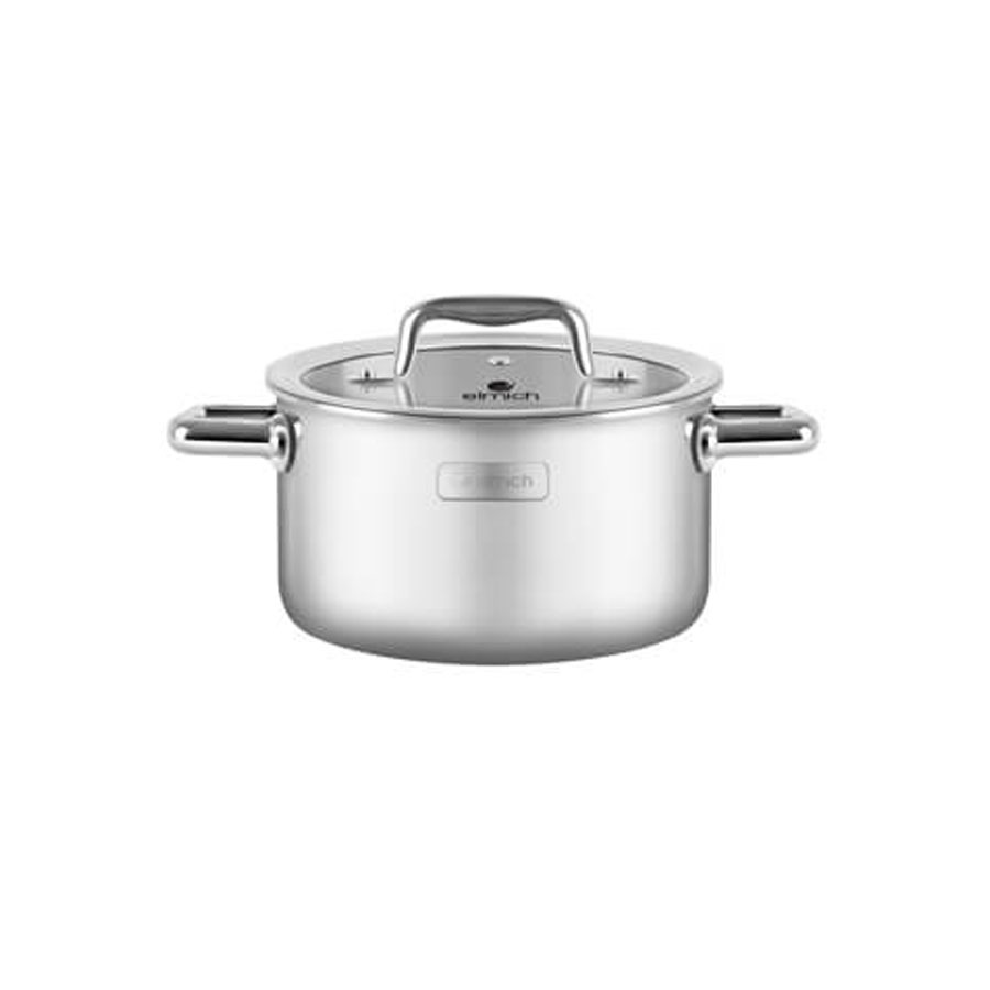 Bộ nồi inox liền khối Elmich Trimax ECO EL-8000 size 16, 18, 22cm