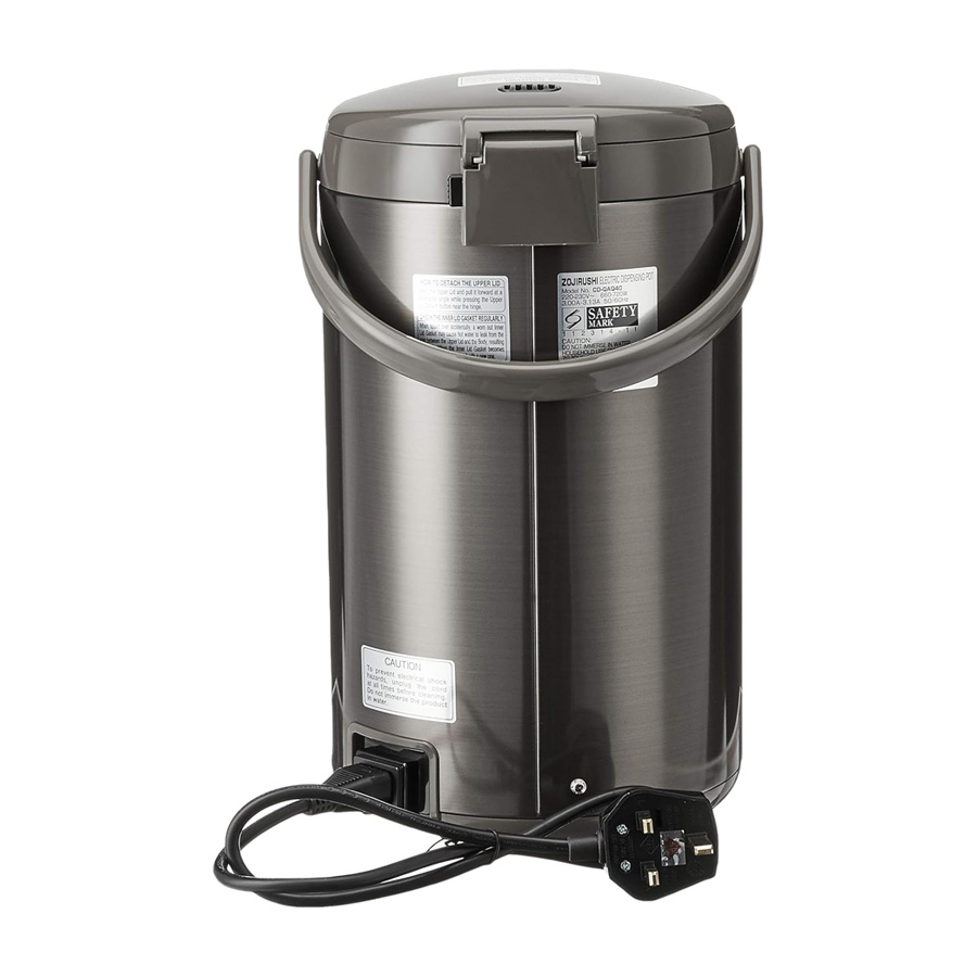 Bình thủy điện Zojirushi CD-QAQ40-TA 4L – Made in Japan