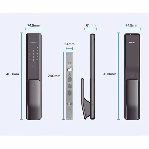 Khóa cửa vân tay cao cấp Philips Alpha