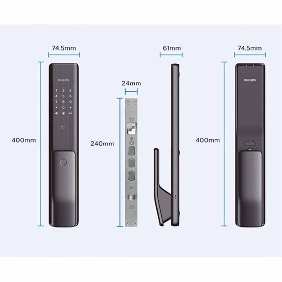 Khóa cửa vân tay cao cấp Philips Alpha