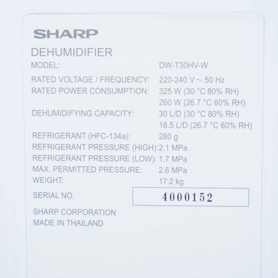 Ảnh thực tế Máy hút ẩm Sharp DW-T30HV-W 30 lít/ngày