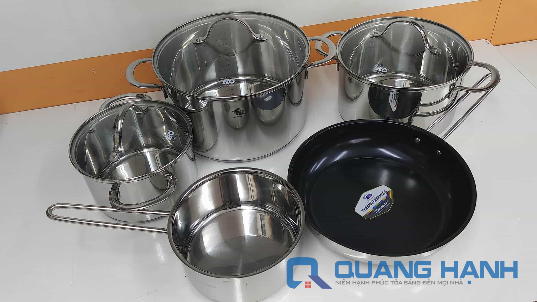 Bộ nồi từ ELO Top Collection Plus 5 chiếc - toàn cảnh sản phẩm