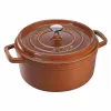 Nồi gang tròn Staub màu nâu vàng 24cm – 3.8L