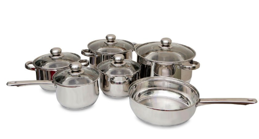 Bộ nồi chảo inox Elmich Komplet EL3112-2353112 - toàn cảnh sản phẩm