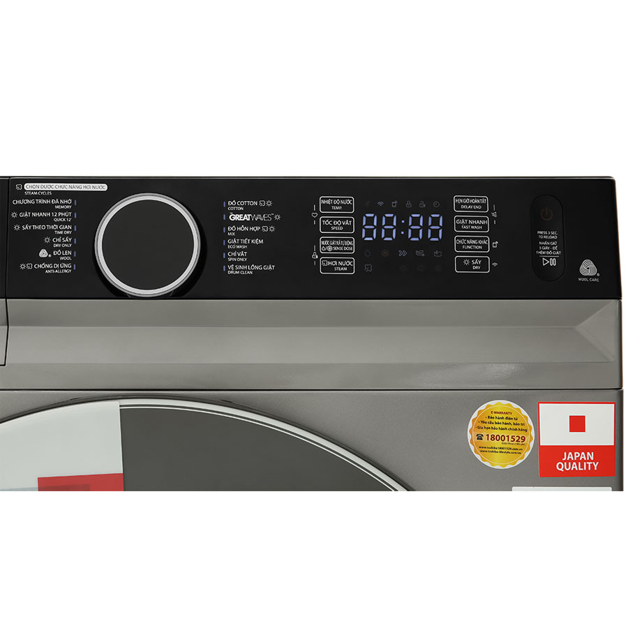 Máy giặt sấy Toshiba TWD-BM115GF4V(SK)