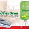 Máy sấy quần áo Hanel Tủ tròn 2 tầng tiện lợi