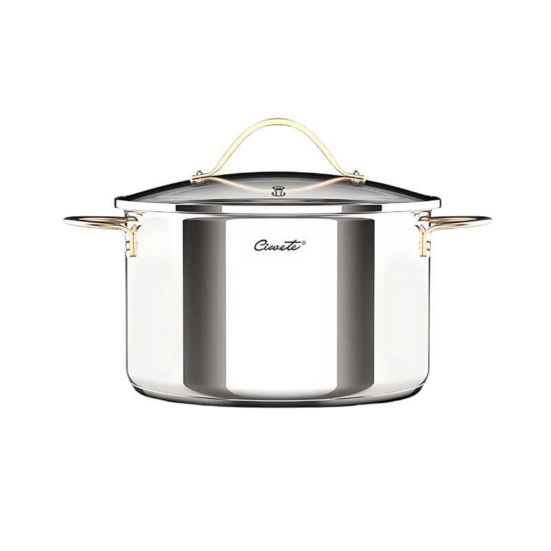 Nồi hầm inox 304 cao cấp Ciwete 26cm SS0101-A