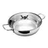 Nồi lẩu Inox 430 Five Star 30cm nắp kính