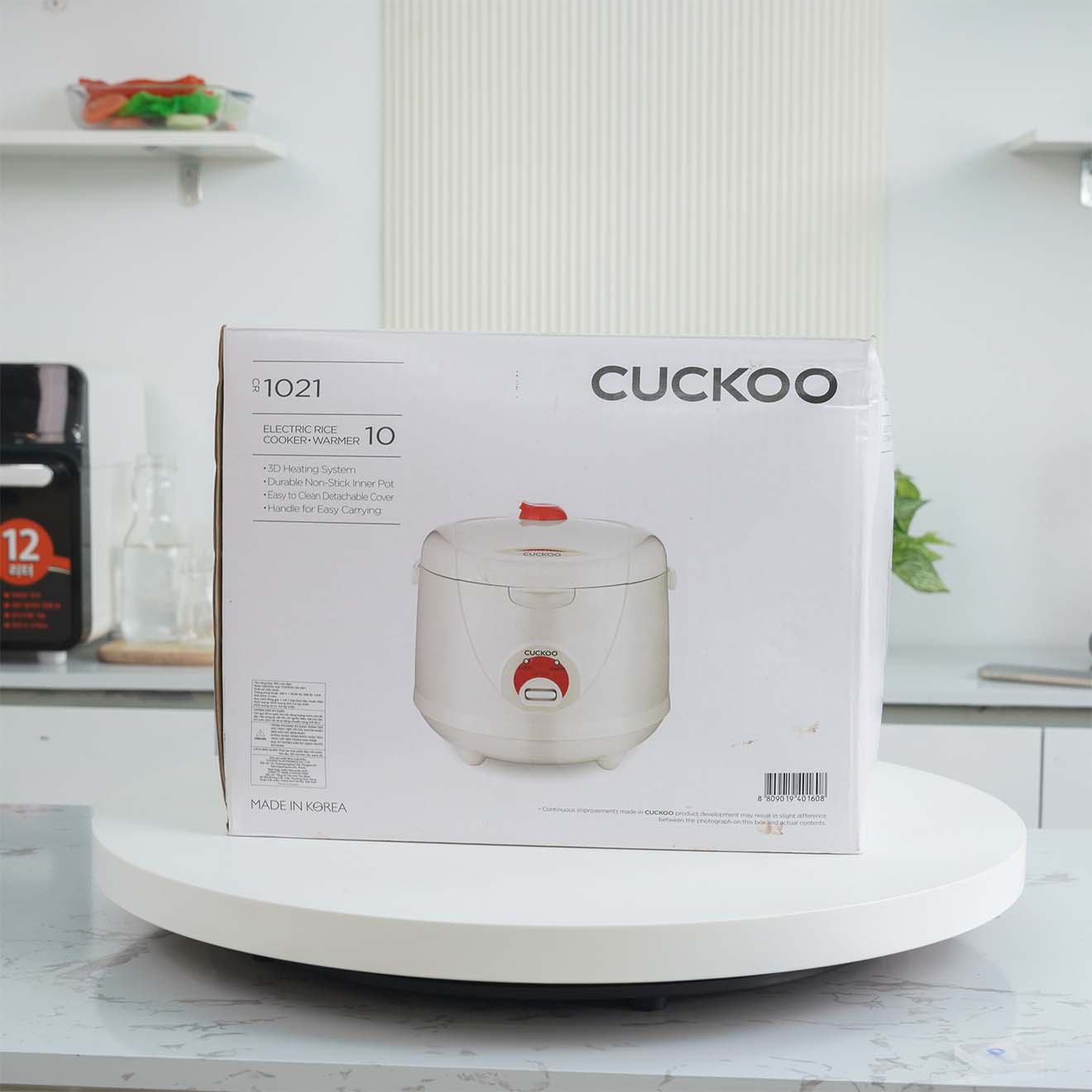 Ảnh thực tế Nồi cơm điện Cuckoo CR-1021 dung tích 1.8 lít (Màu trắng)