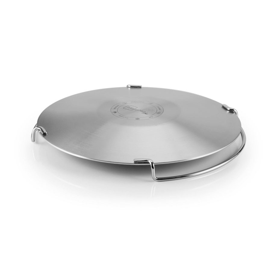 Chảo nướng inox Fivestar 3 lớp chống dính Caro lưới 34cm FPCN34001