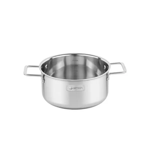 Bộ nồi inox liền khối Elmich Trimax XR EL-8075 size 16, 20, 22 chảo 26cm