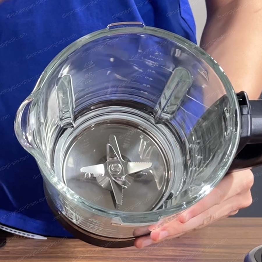Ảnh thực tế Máy làm sữa hạt đa năng Ranbem 735H