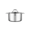 Bộ nồi Inox cao cấp 3 lớp đáy liền Trimax XS EL-3744 size 18,20,24, chảo 26cm