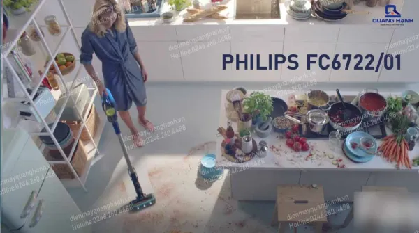 Máy hút bụi không dây Philips SpeedPro FC6722/81
