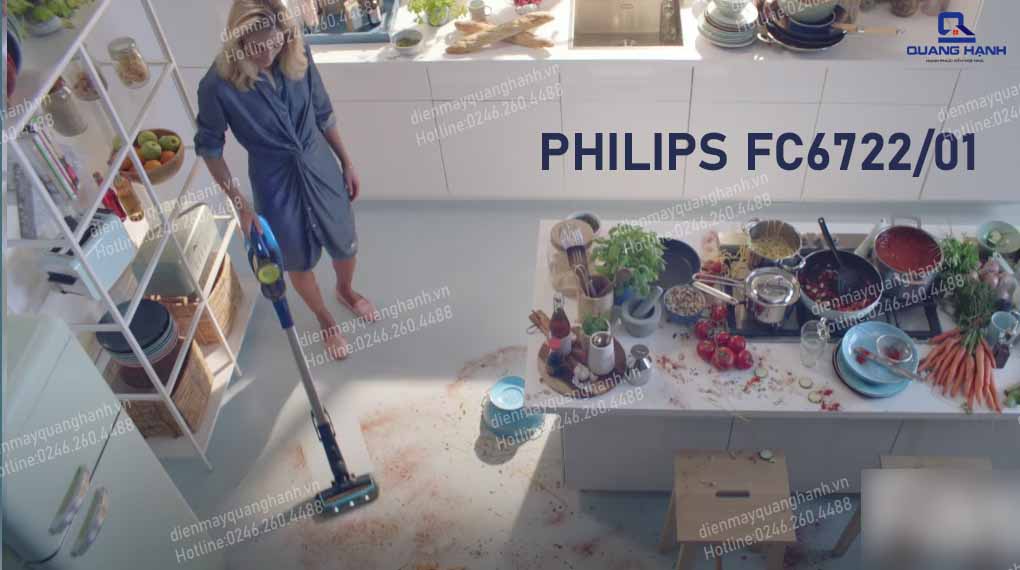 Máy hút bụi không dây Philips SpeedPro FC6722/81