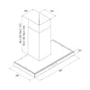 Máy hút mùi áp tường Malloca Skylight F-213