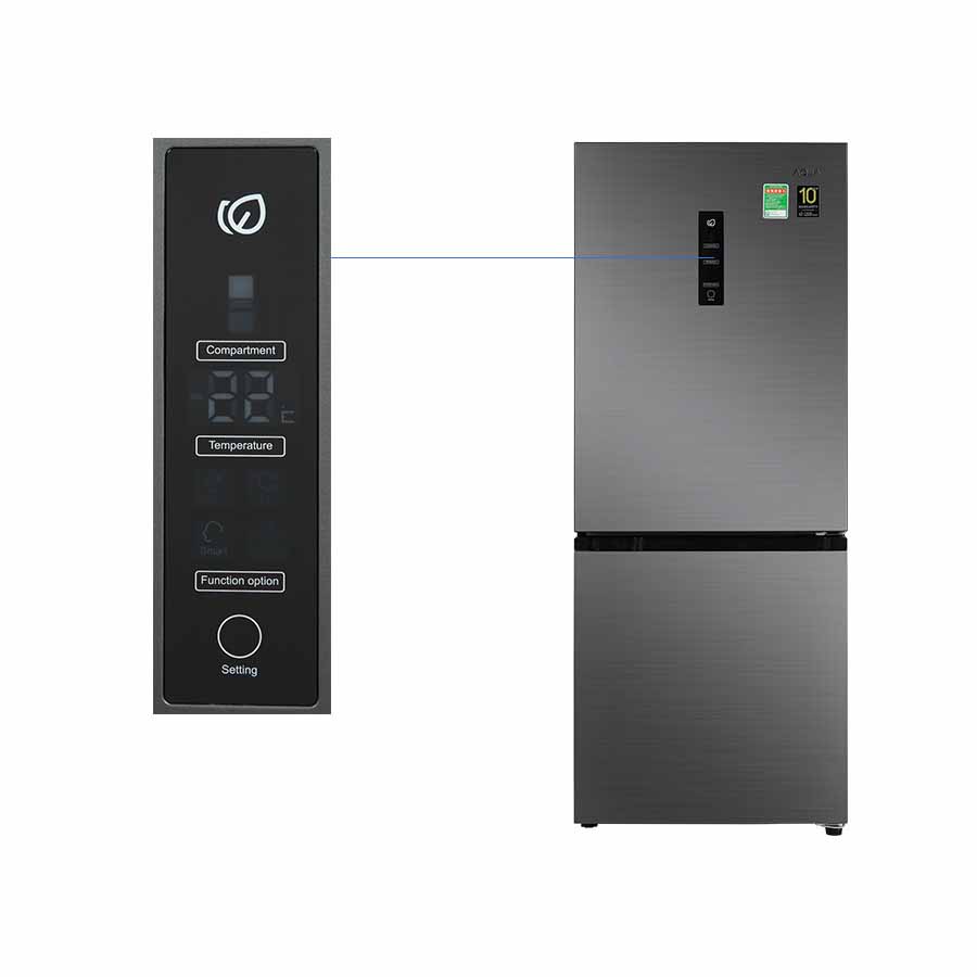 Tủ lạnh Aqua Inverter 260 lít AQR-B306MA(HB)