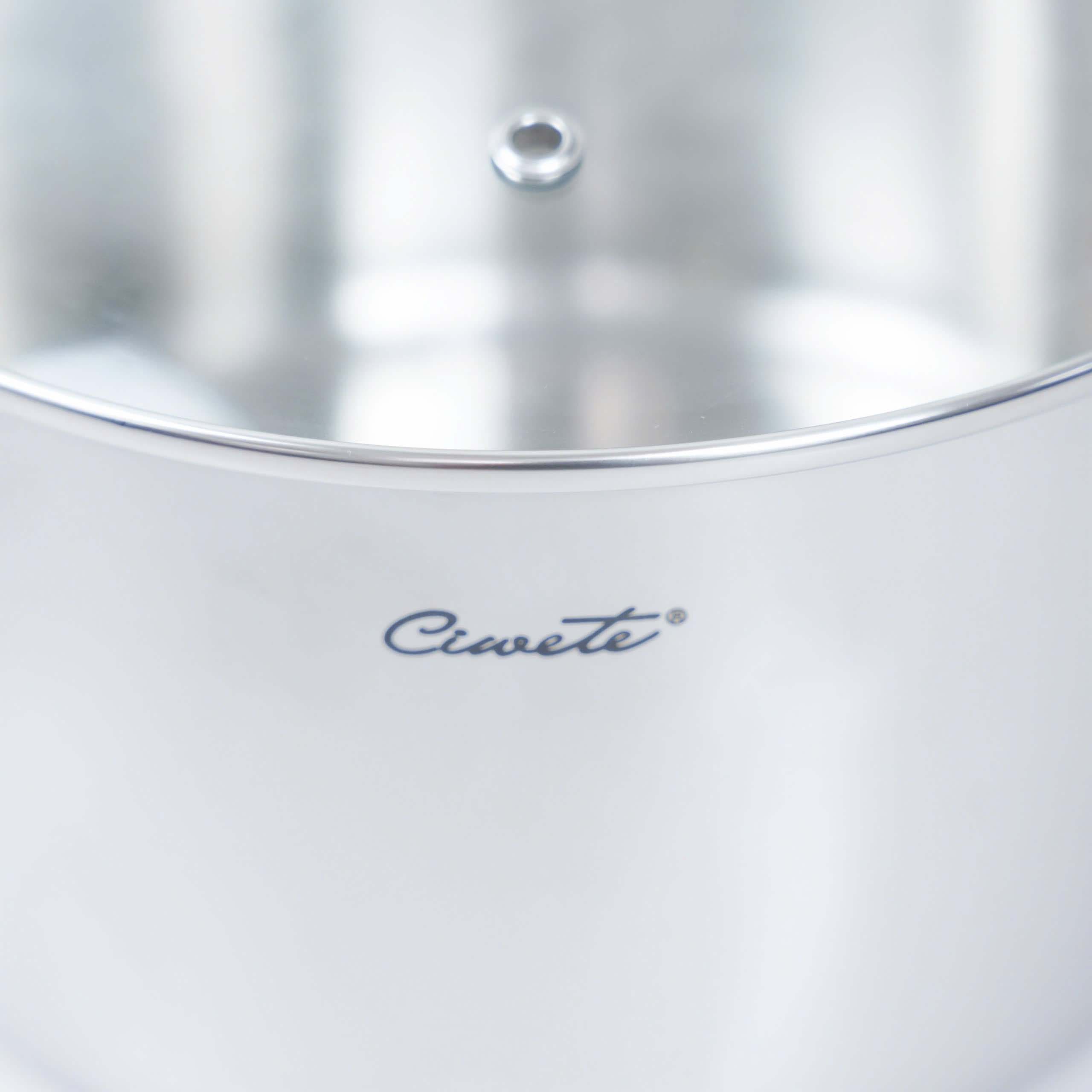 Nồi hầm inox 304 cao cấp Ciwete 26cm SS0101-A