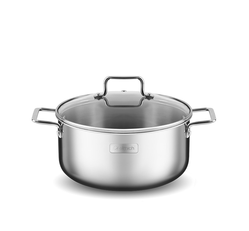 Nồi inox liền khối Elmich Trimax XR EL-3840 size 18cm - toàn cảnh sản phẩm