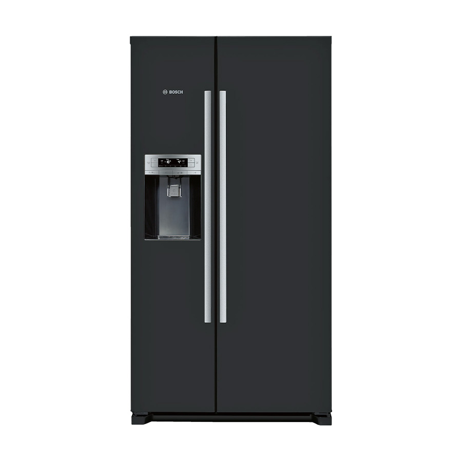 Tủ lạnh Side by Side 533 lít Bosch KAD90VB20 - toàn cảnh tủ màu đen