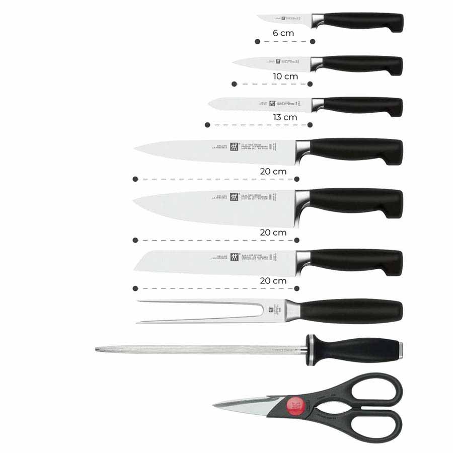 Hộp dao ZWILLING Four Star 10 món