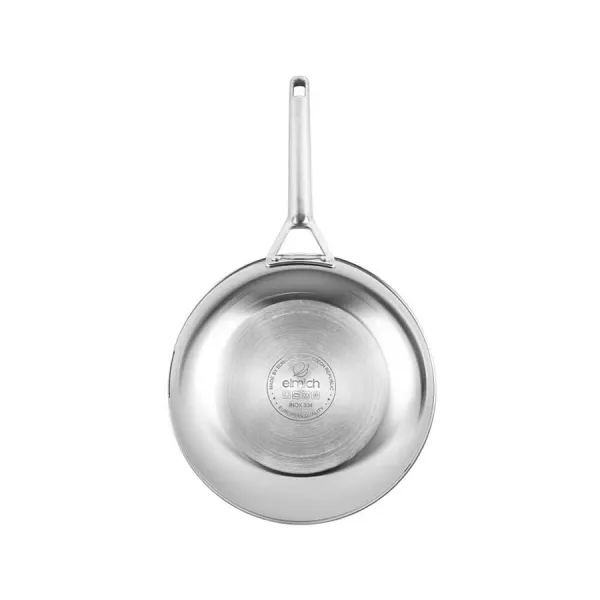 Chảo xào Inox cao cấp 3 lớp đáy liền Elmich Trimax EL-2826 size 26cm