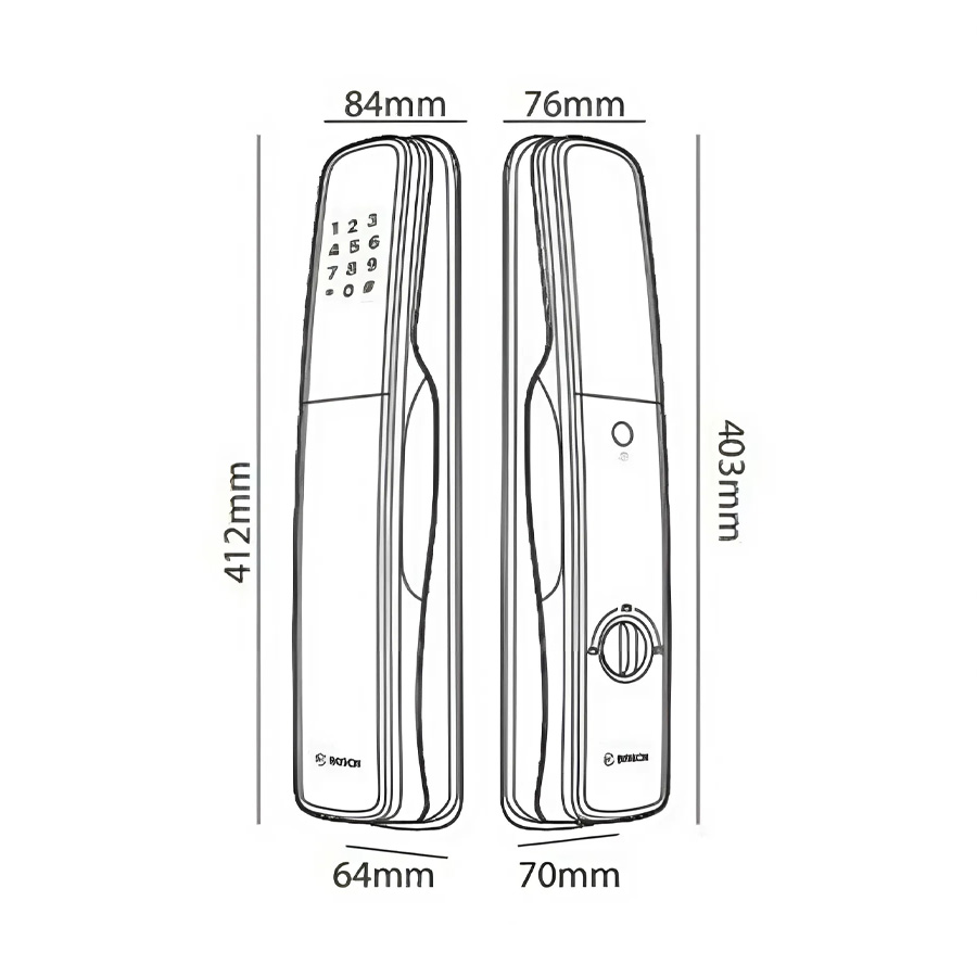 Khóa điện tử Bosch EL800X (App)