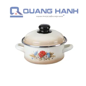 Nồi từ tráng men hoa ELO Kornblume 16 cm loại thấp