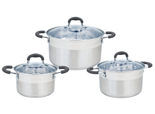 Bộ nồi Inox Smartcook 3 chiếc cỡ 16,20,24cm-SM3332-2353332 - toàn cảnh sản phẩm