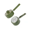 Bộ nồi chống dính Ceramic Elmich Olive EL5233OV04 quánh 16,nồi 20,24,chảo 26cm