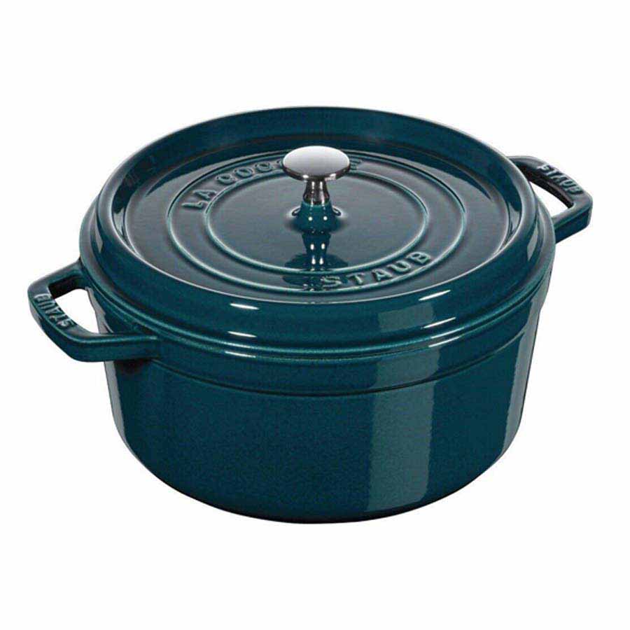Nồi gang tròn Staub màu xanh ngọc 24cm – 3.8L - toàn cảnh sản phẩm