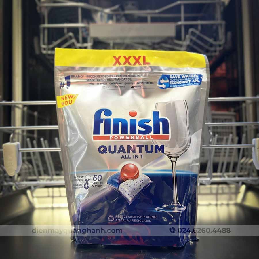 Viên rửa bát Finish Quantum 60 viên