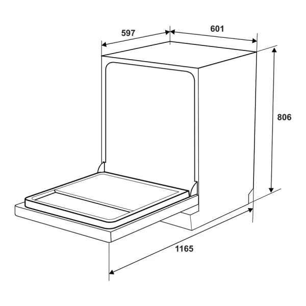 Máy rửa bát Hafele HDW-F6012S 535.29.671