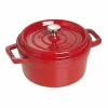 Nồi gang tròn Staub màu đỏ cherry 18cm – 1.7L