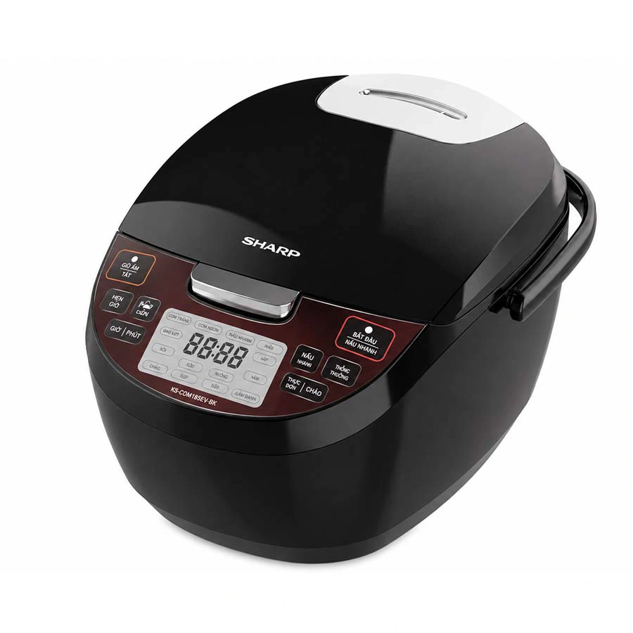 Nồi cơm điện tử Sharp KS-COM193EV-BK 1.8 lít