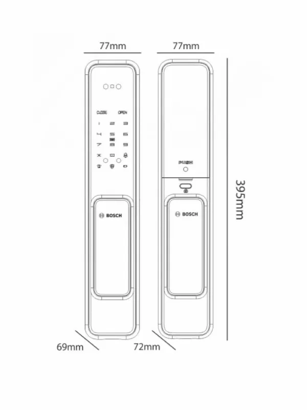 Khóa cửa điện tử Bosch EL 600KB