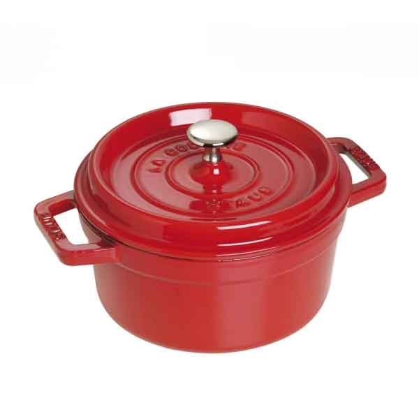 Nồi gang Staub 20cm 2.25L đỏ cherry