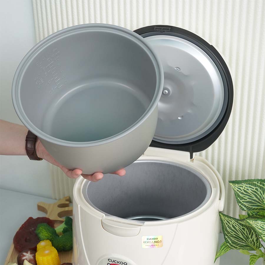 Ảnh thực tế Nồi cơm điện Cuckoo CR-1021 dung tích 1.8 lít (Màu trắng)